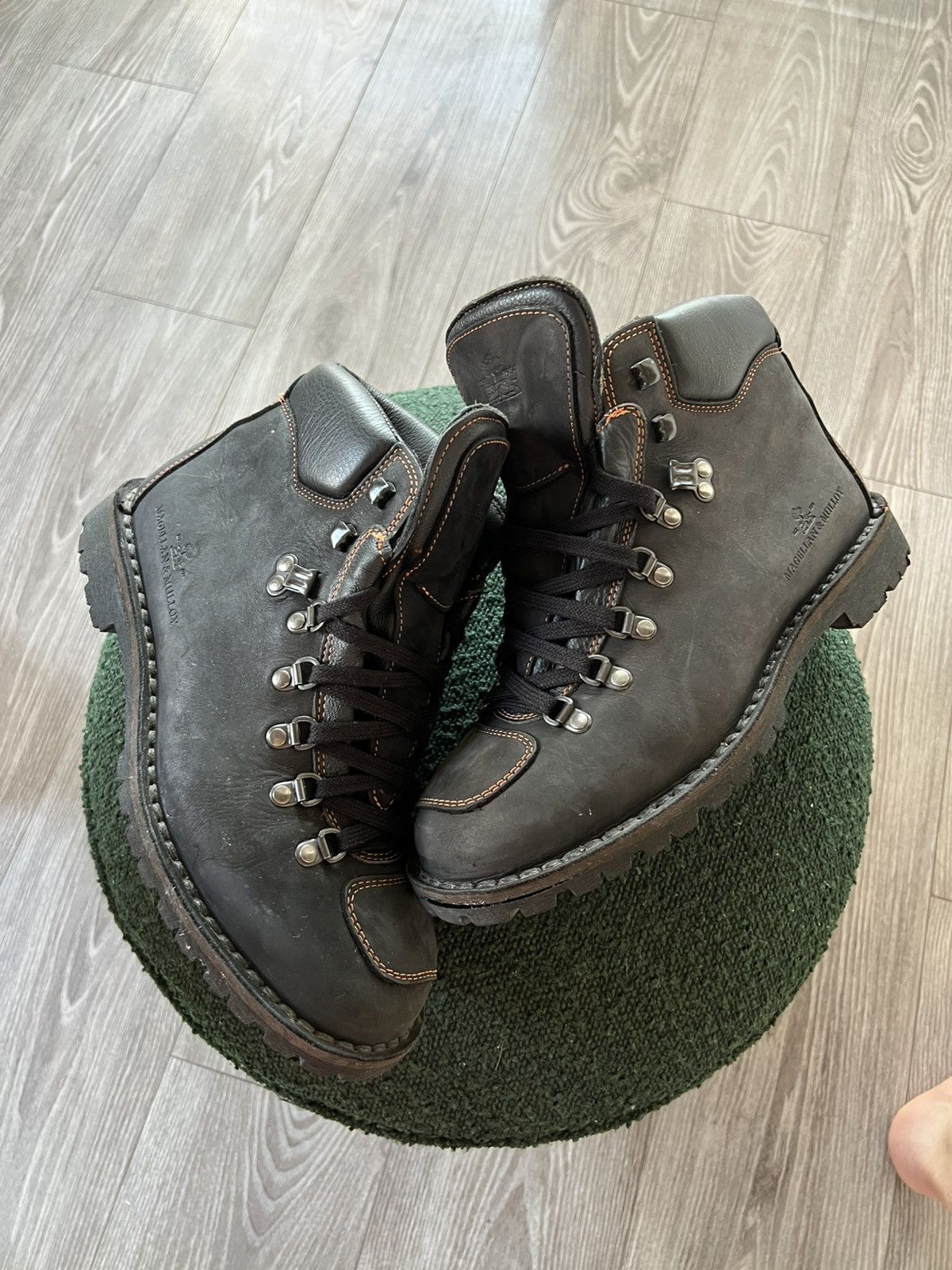 Designer Archival Magellan & Mulloy Hand Italy Crafted Bikers Boots Size US 8 / EU 41 - 2 Thumbnail