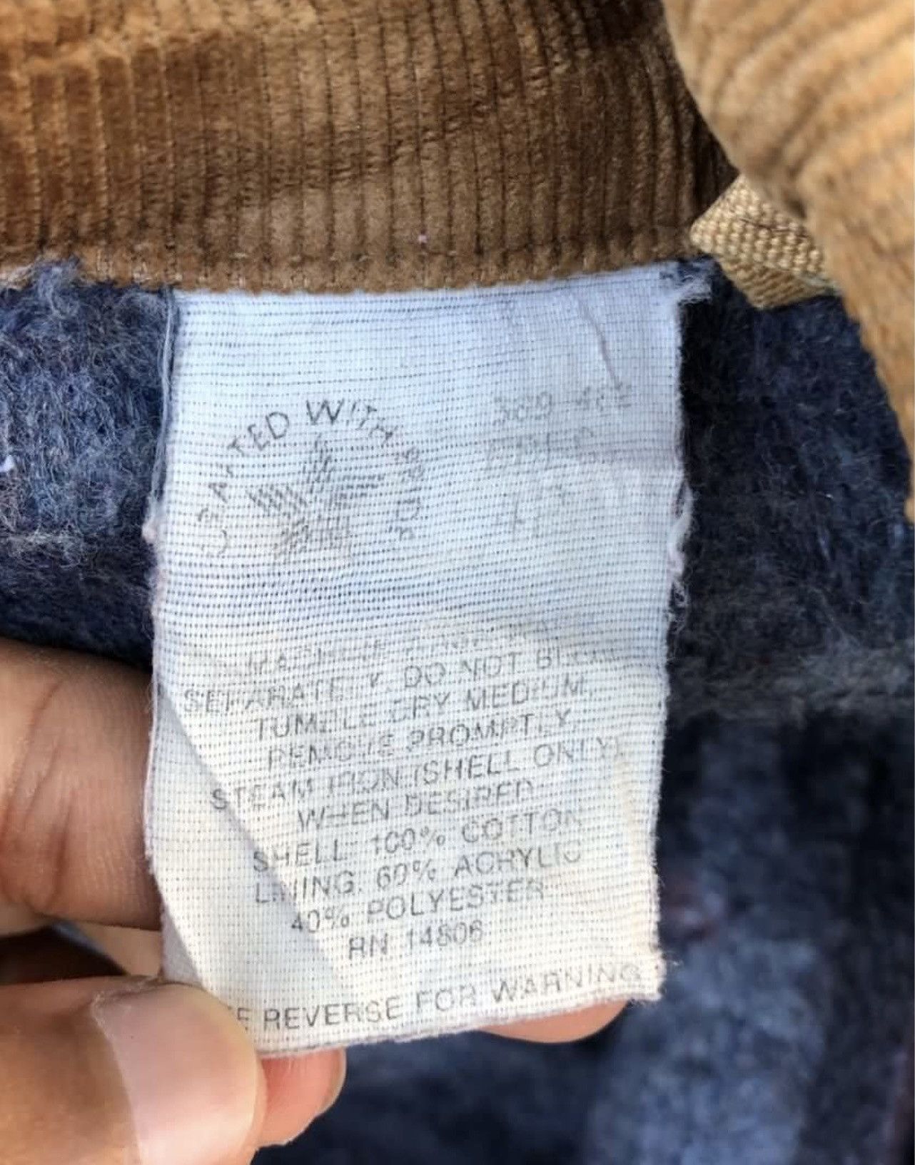 Carhartt 🔥Vintage 90's Carhartt Blanket-lined Michigan/Chore Jacket Size US L / EU 52-54 / 3 - 10 Thumbnail