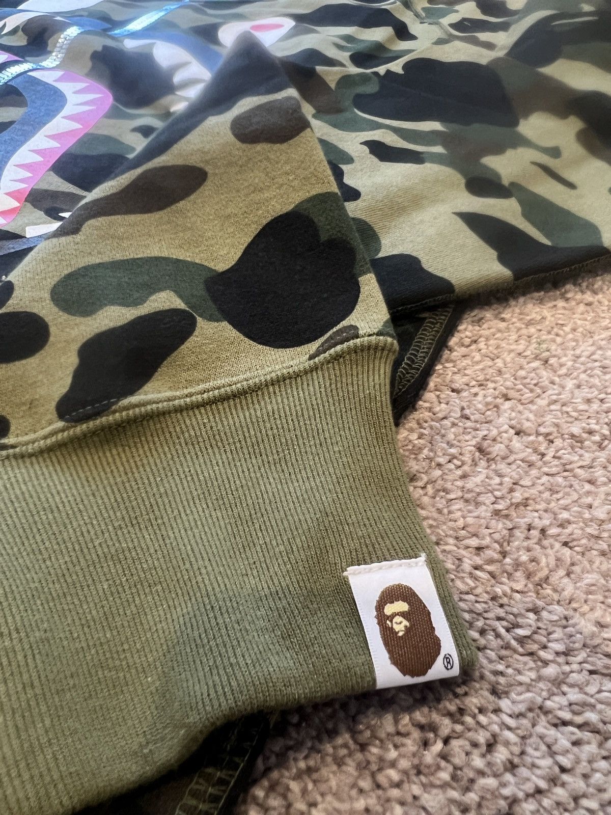 Bape 1st Camo Shark Crewneck Size US XL / EU 56 / 4 - 6 Thumbnail