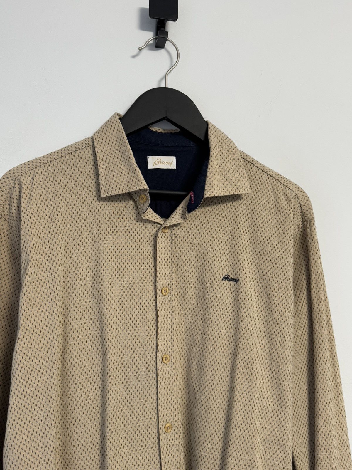 Brioni Brioni Button Up Shirt Luxury Size US S / EU 44-46 / 1 - 2 Thumbnail