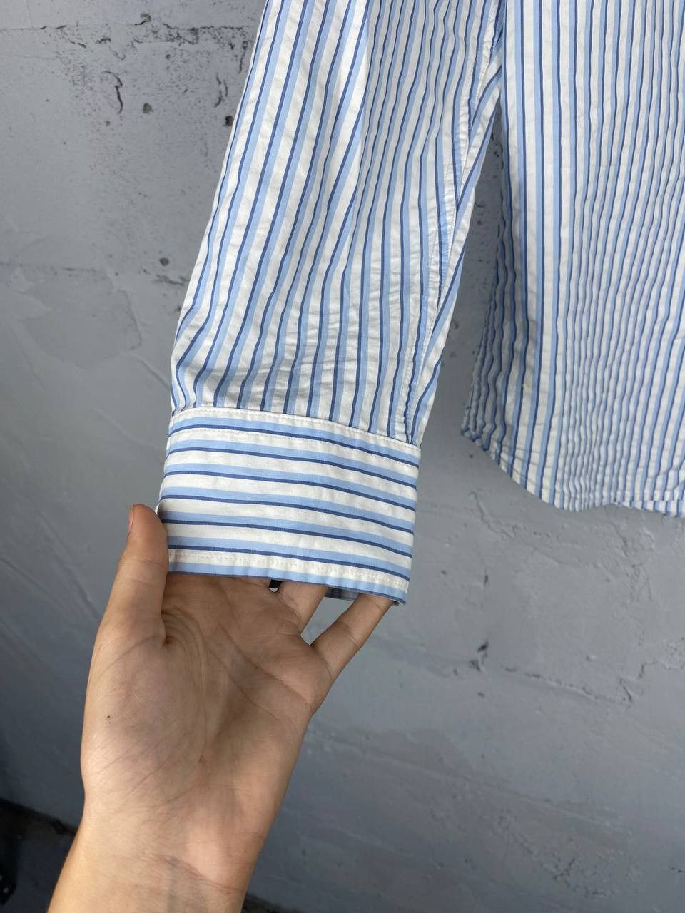 Ermenegildo Zegna Ermenegildo Zegna Sport Slim Fit Striped L/S Shirt Size US M / EU 48-50 / 2 - 4 Thumbnail