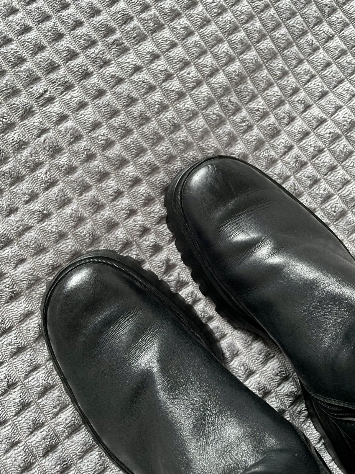 Prada Bella Hadid Prada Sport Brixxen Lug Sole Moto Zip Boots 8 UK Size US 9 / EU 42 - 14 Thumbnail
