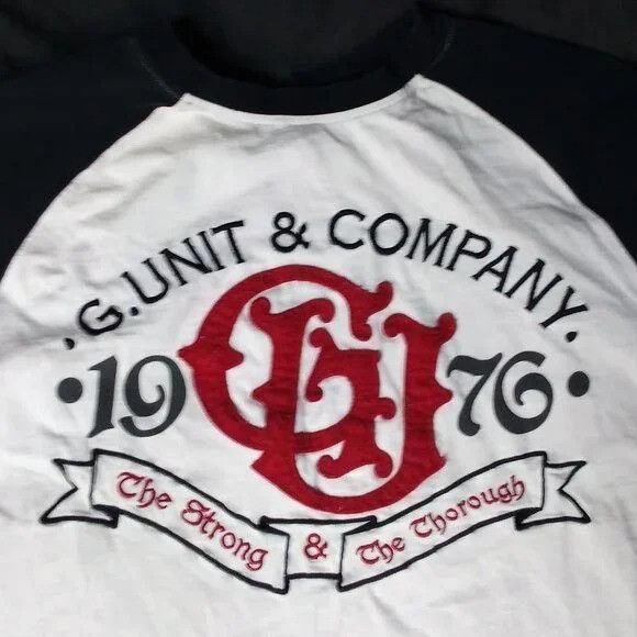 G-Unit × Vintage Vintage G Unit Co. Emblem Strong & Thorough Raglan T-Shirt Size US XXL / EU 58 / 5 - 1 Thumbnail