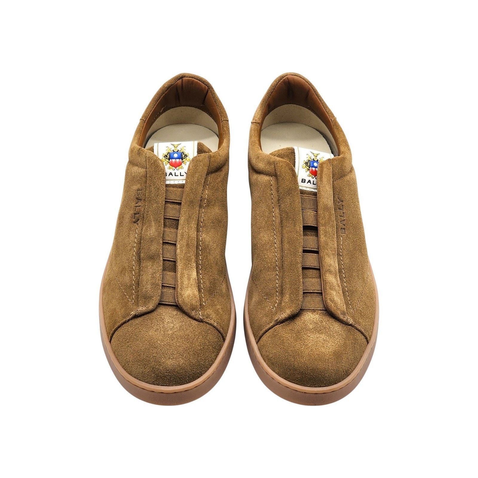 Bally Romy Retro Crest Suede Sneakers Brown EU 40.5 US 7.5 - $400 Size US 7.5 / EU 40-41 - 4 Thumbnail