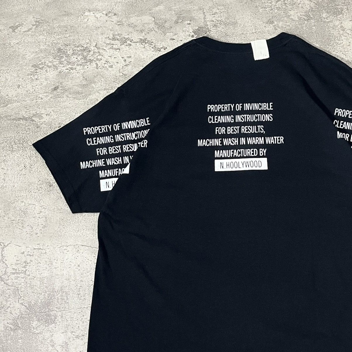 N.Hoolywood INVINCIBLE X N.HOOLYWOOD Exchange Service SS Tee - Black Size US M / EU 48-50 / 2 - 5 Thumbnail