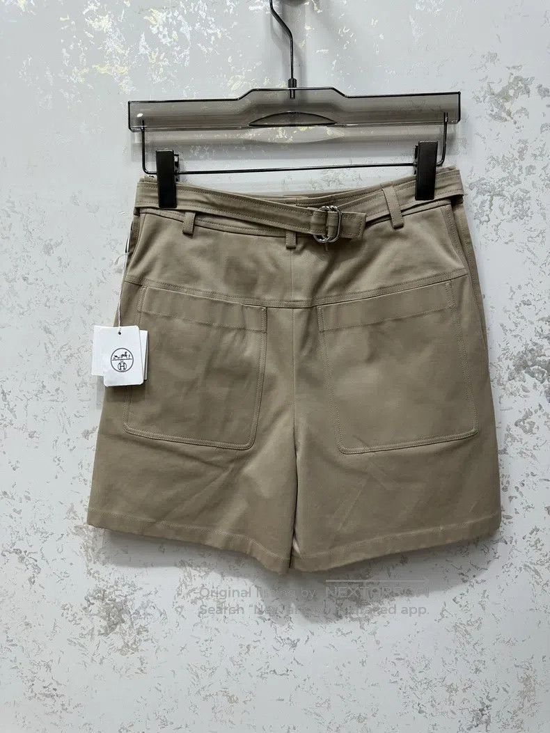 Hermes Hermes Khaki Short Pants Size 24" / US 00 / IT 34 - 1 Thumbnail