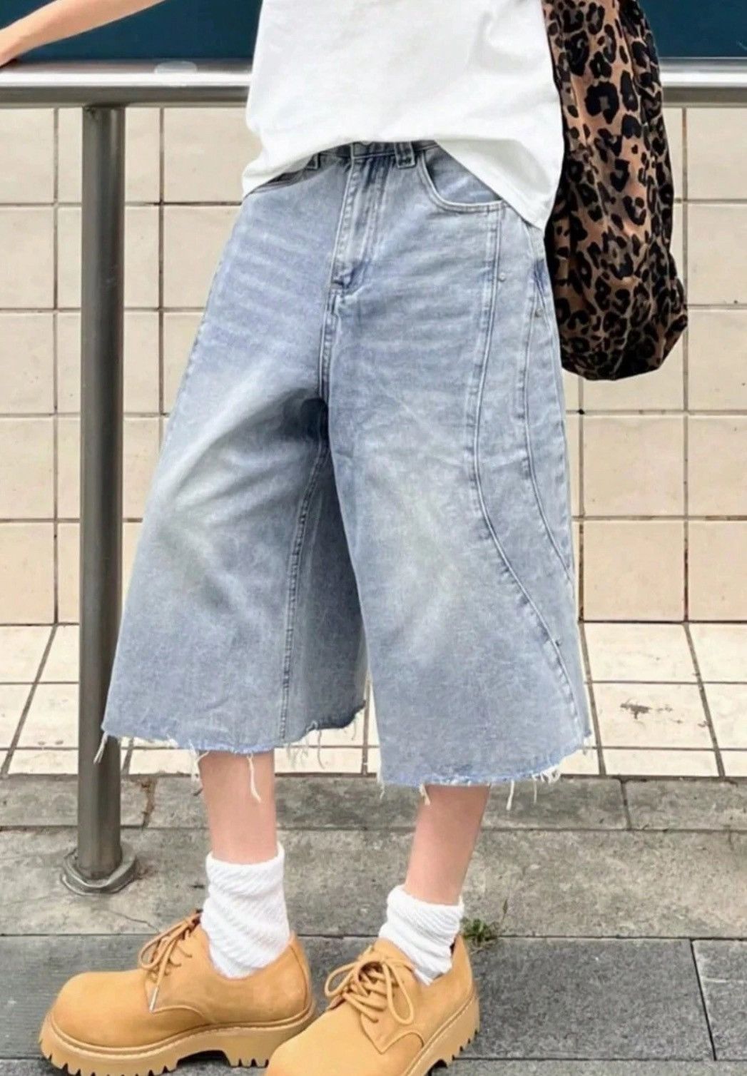 JORT Denim jeans Y2K Drip shorts