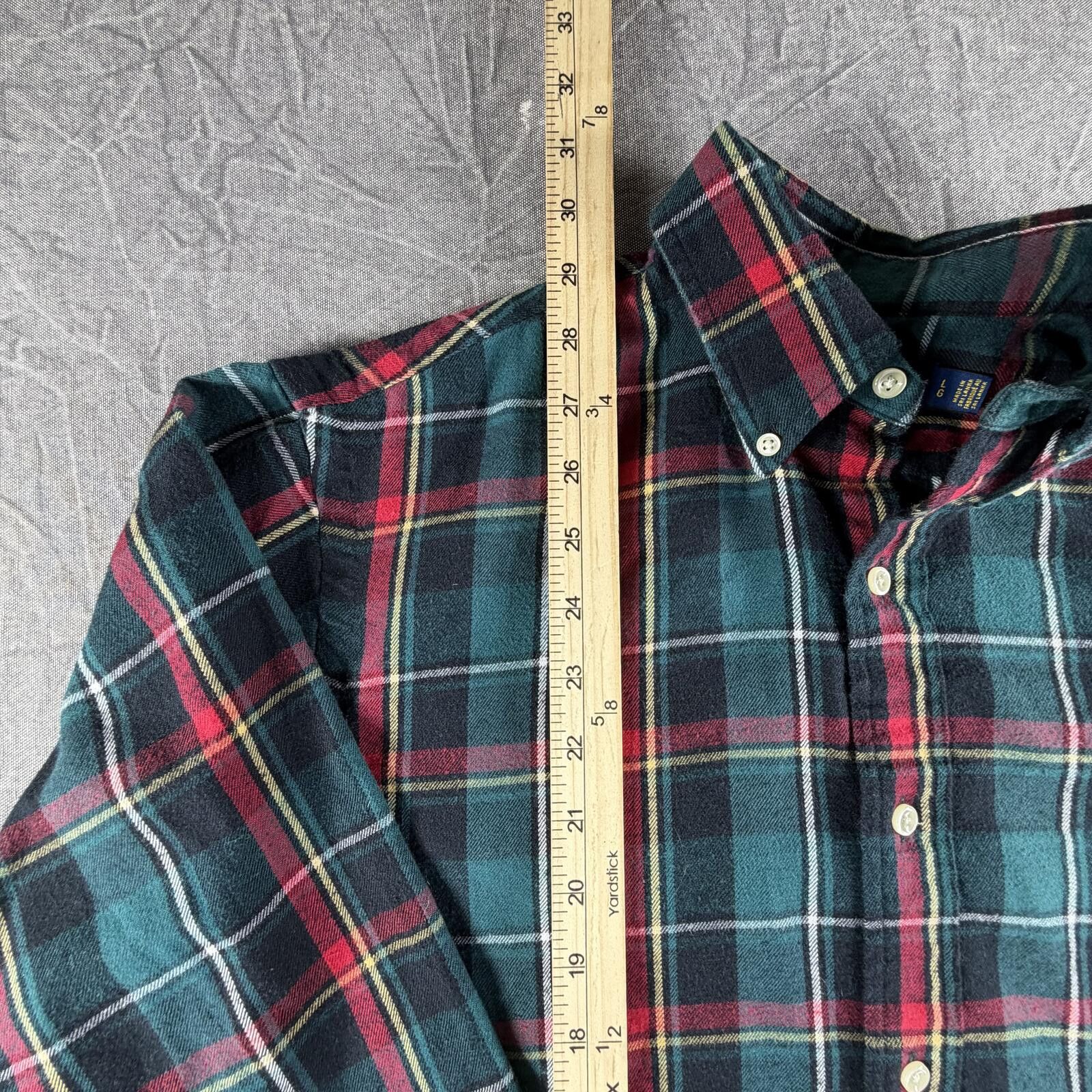 Polo Ralph Lauren Ralph Lauren Shirt Men's L Green Plaid Performance Flannel Size US L / EU 52-54 / 3 - 3 Thumbnail