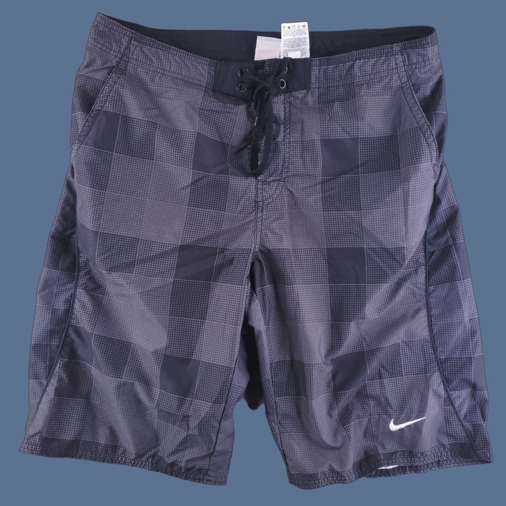 Nike Nike Shorts Mens L Black Board Shorts Swim Trunks Casual Size US 33 - 1 Thumbnail