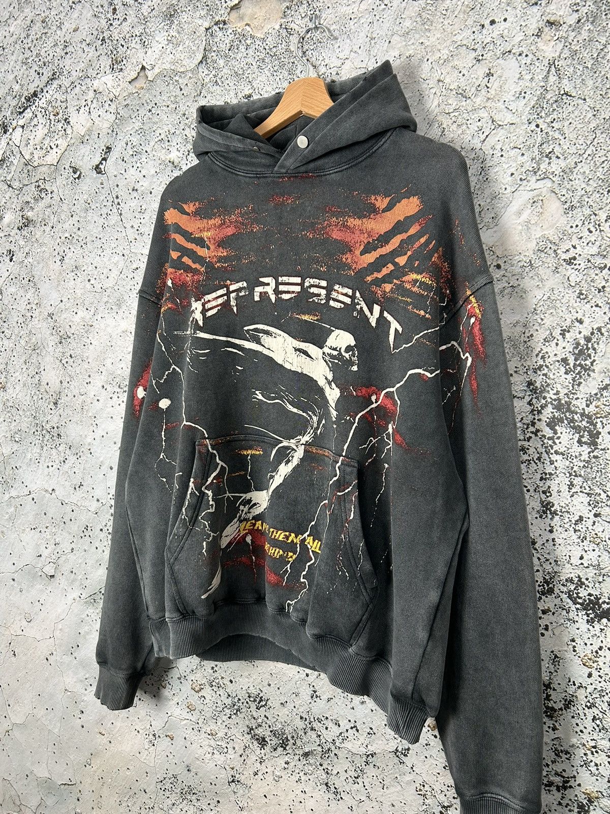 Represent Clo. Represent Clo Hoodie Streetwear Grunge Rock Punk Metal Size US M / EU 48-50 / 2 - 2 Thumbnail