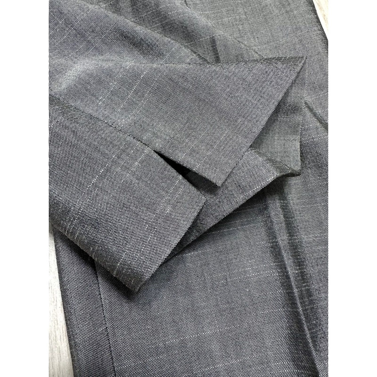 Vintage Garfield & Marks Gray Dress Pants High Rise Polyester Wool Formal Sz 2 Women's Pants 2 Gray Wool Polyester Dress Pants Womens` Size 26" / US 2 / IT 38 - 6 Thumbnail