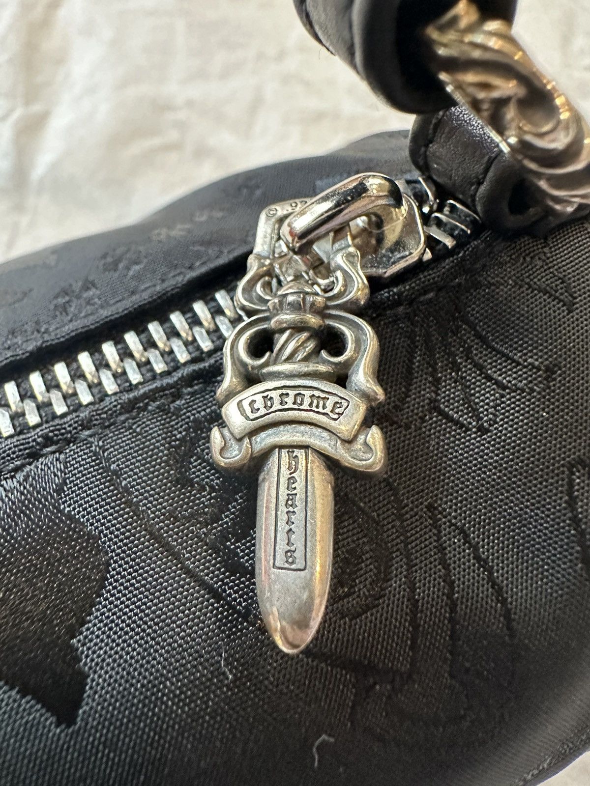 Chrome Hearts Chrome Hearts Nylon Tonal Monogram Cross Grinds Mini Handbag Size ONE SIZE - 9 Thumbnail