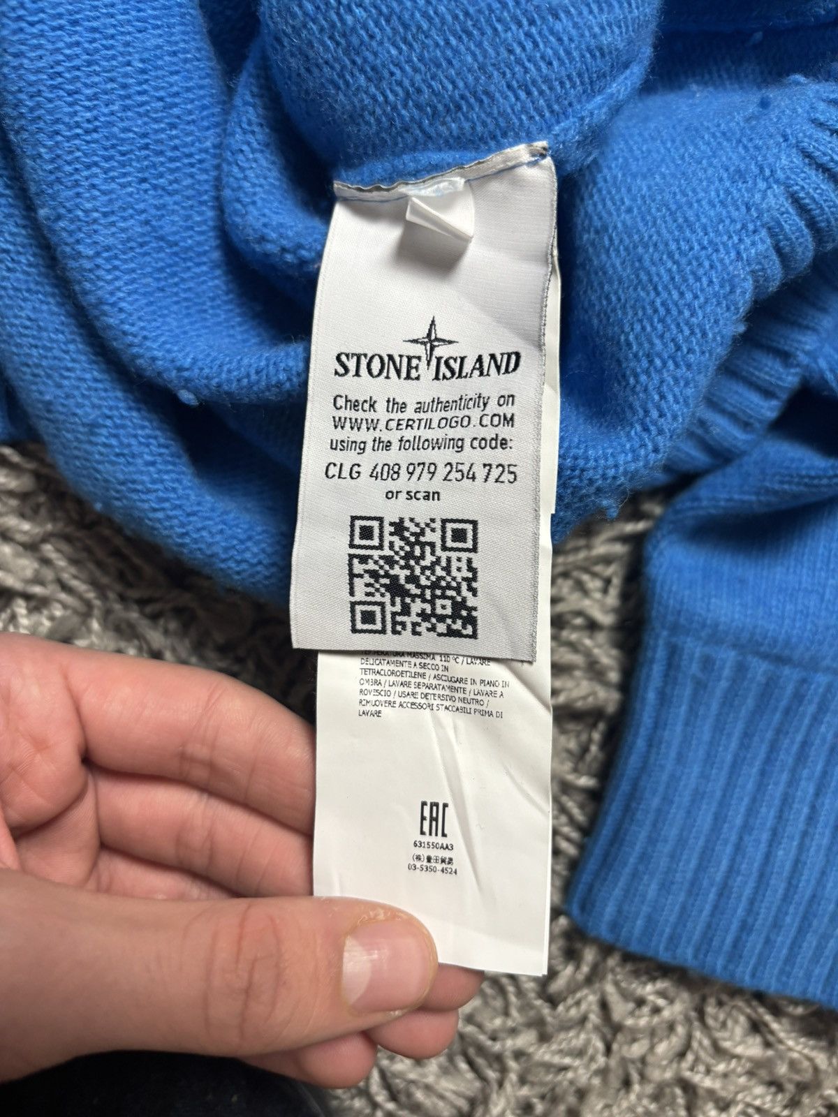 Stone Island Stone island knit blau Size US XL / EU 56 / 4 - 6 Thumbnail