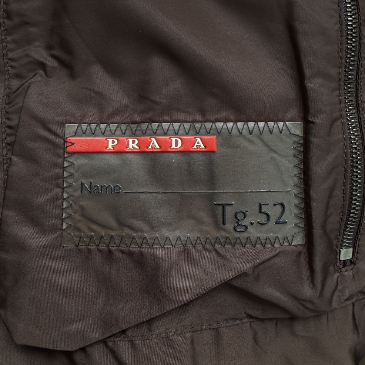 Prada Prada Linea Rossa SS2001 Brown Café Racer Leather Jacket Size US M / EU 48-50 / 2 - 14 Thumbnail