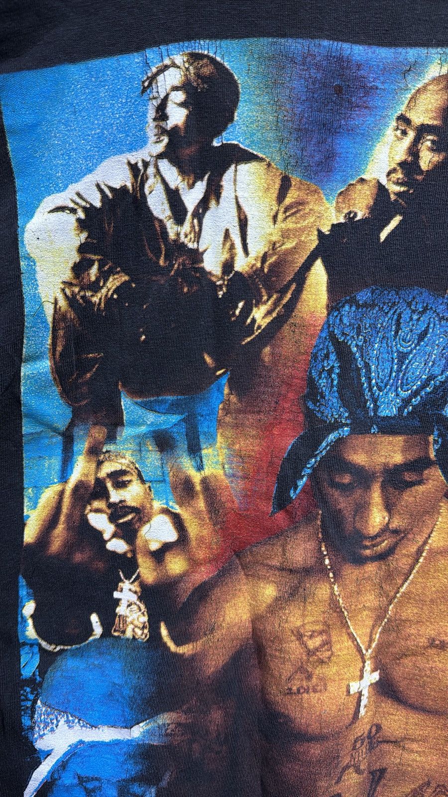 Rap Tees Vintage 90s 2pac Memorial Rap Tee Size US XL / EU 56 / 4 - 14 Thumbnail