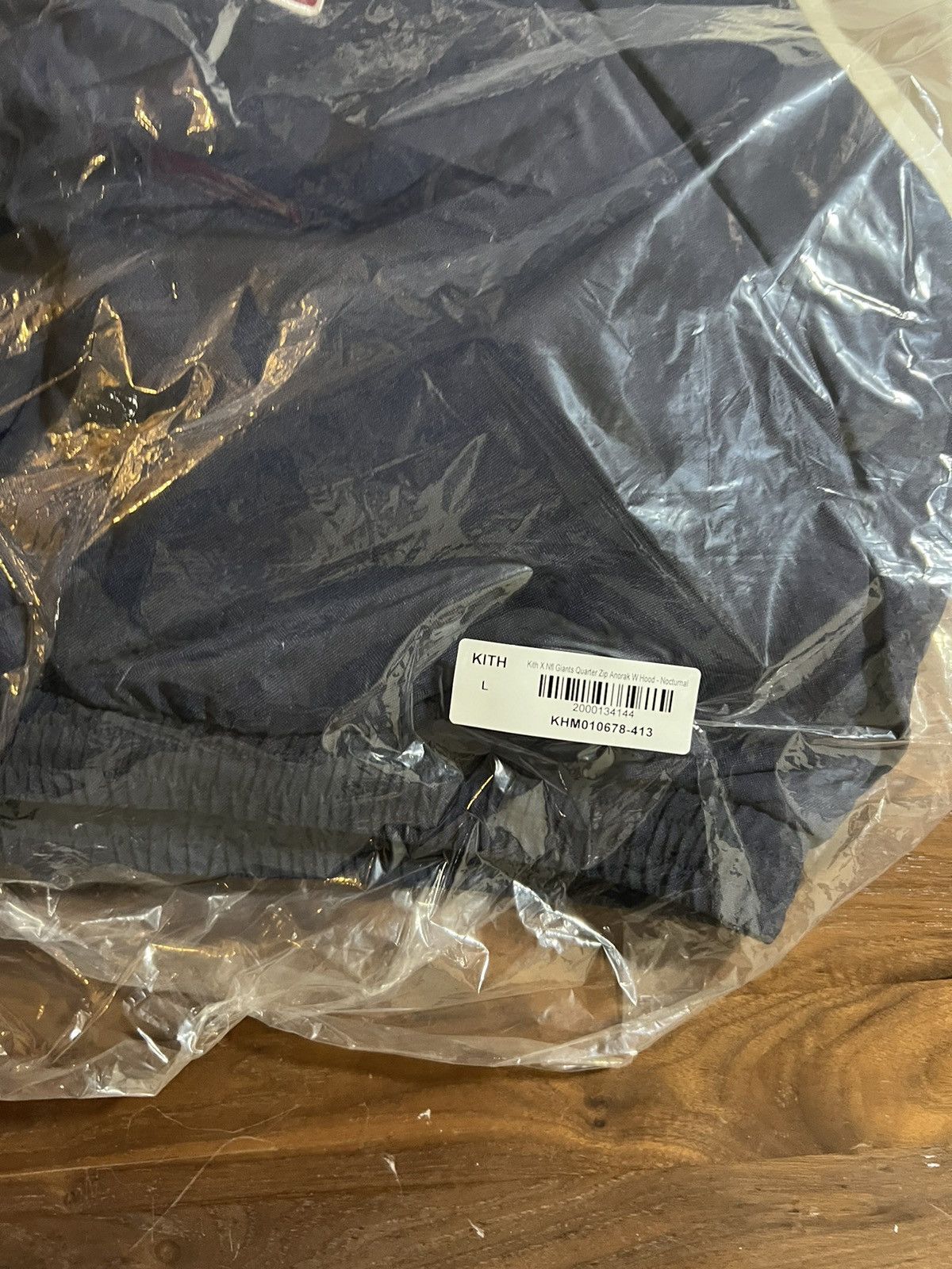 Kith × NFL Kith & '47 NFL New York Giants Quarter Zip Anorak With Hood Size US L / EU 52-54 / 3 - 9 Thumbnail