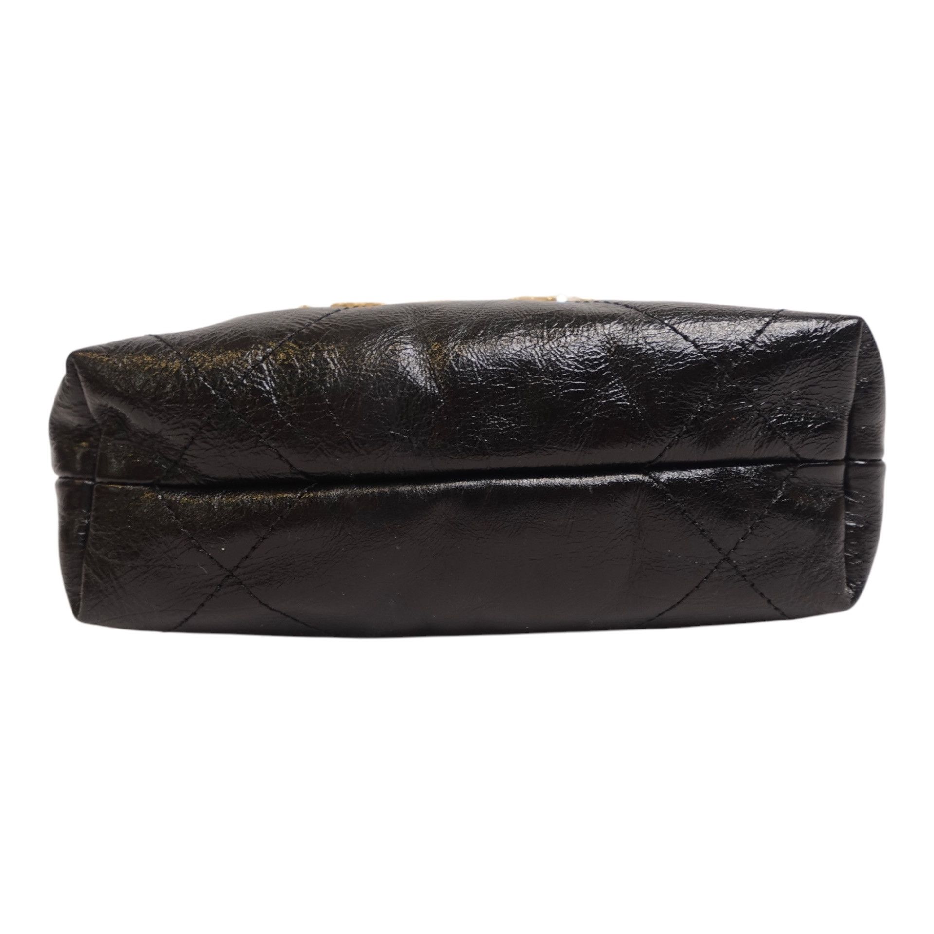 Chanel Chanel Shiny Crumpled Calfskin Quilted Pearl Mini Size ONE SIZE - 4 Thumbnail