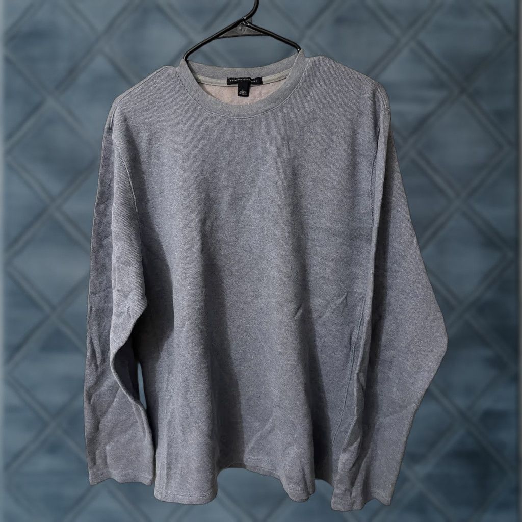 Banana Republic Banana Republic Crew Neck Sweater Blue Cotton Long Sleeve Size Large Mens Size L / US 10 / IT 46 - 1 Thumbnail