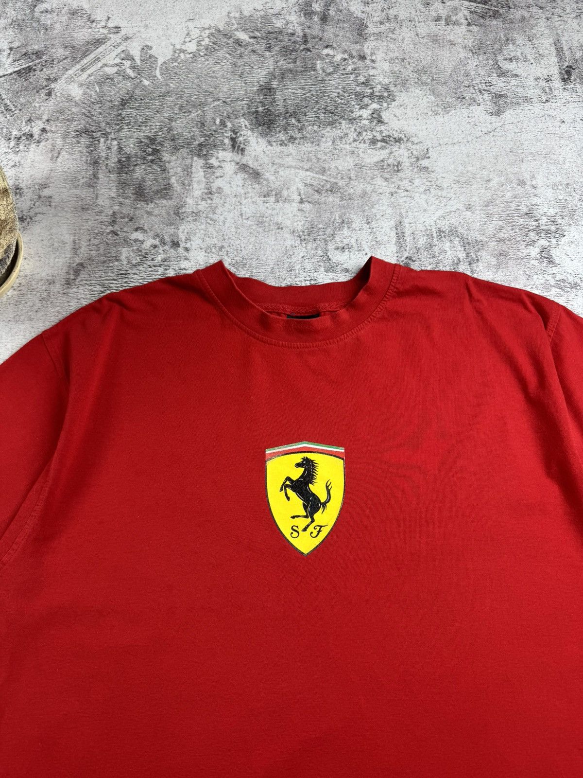 Ferrari RACING FERRARI FORMULA 1 2002 00s MOTO RED MICHAEL SCHUMACHER T SHIRT JERSEY TEE Size US XL / EU 56 / 4 - 6 Thumbnail