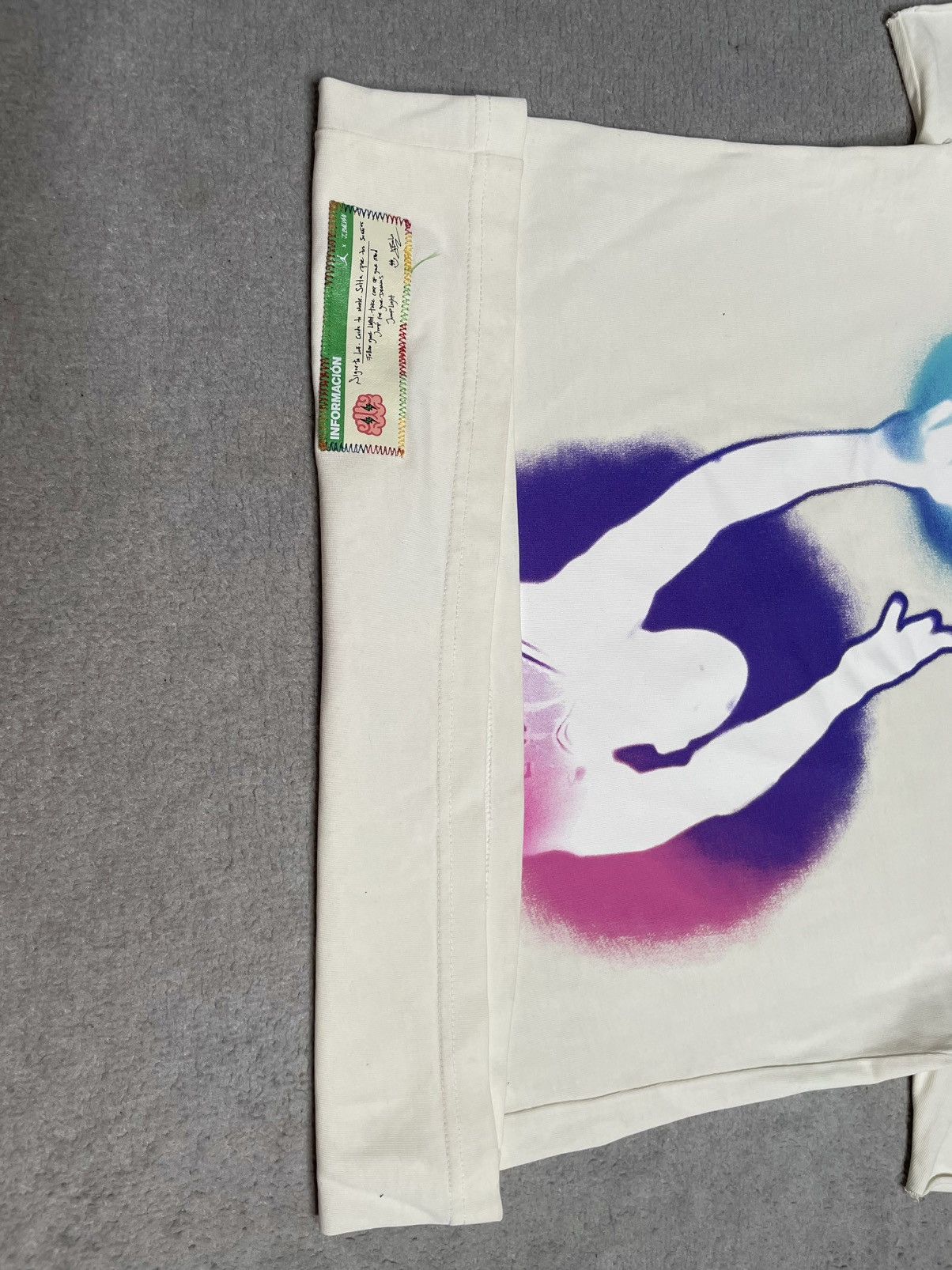 J Balvin × Jordan Brand Vintage Cream T-Shirt Tee Jordan J. Balvin Streetwear Drip Size US S / EU 44-46 / 1 - 3 Thumbnail