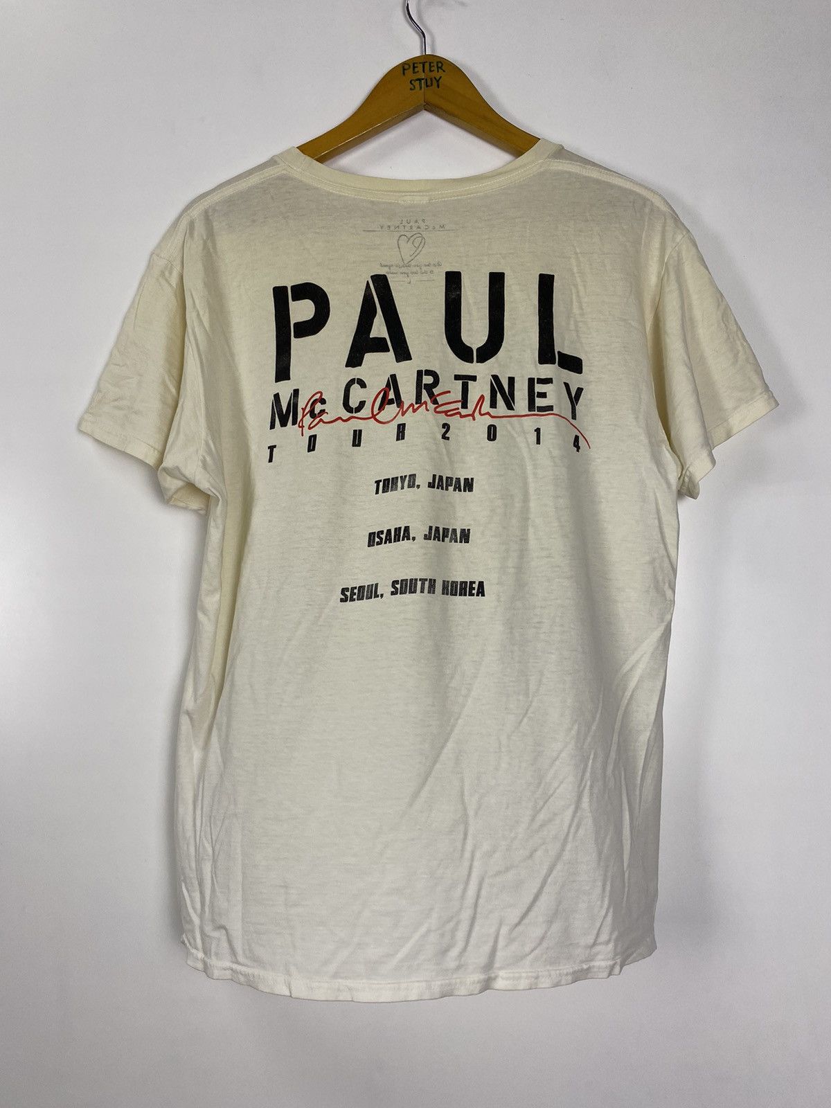 Band Tees × Vintage Vintage Paul Mccartney tee Size US L / EU 52-54 / 3 - 9 Thumbnail