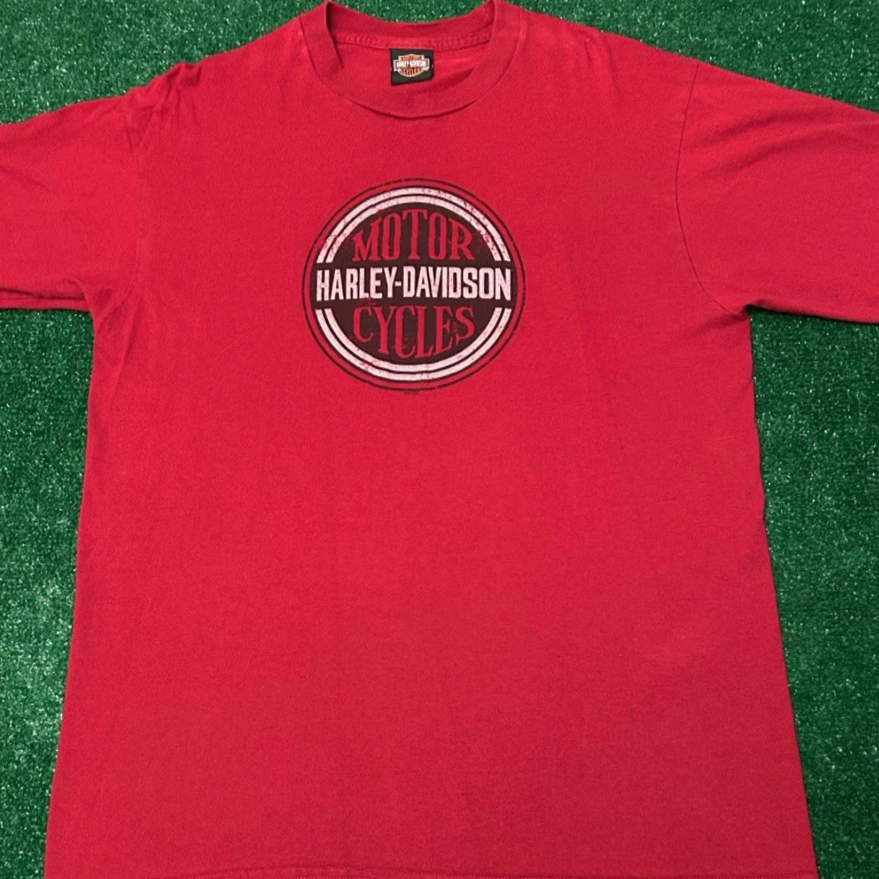 Harley Davidson VINTAGE Harley-Davidson Shirt XL Red Biker 2011 Y2K 90s Grunge Punk Motorcycle Jacksonville Florida Logo Men Size US XL / EU 56 / 4 - 2 Thumbnail