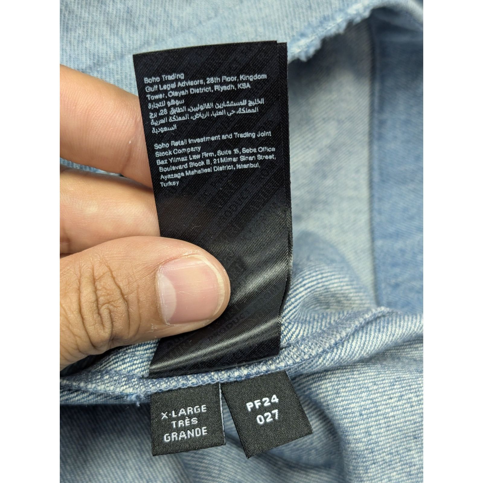 Amiri o1rshd1 Sunfaded Baseball Shirt Perfect in Indigo Blue Size US XL / EU 56 / 4 - 10 Thumbnail