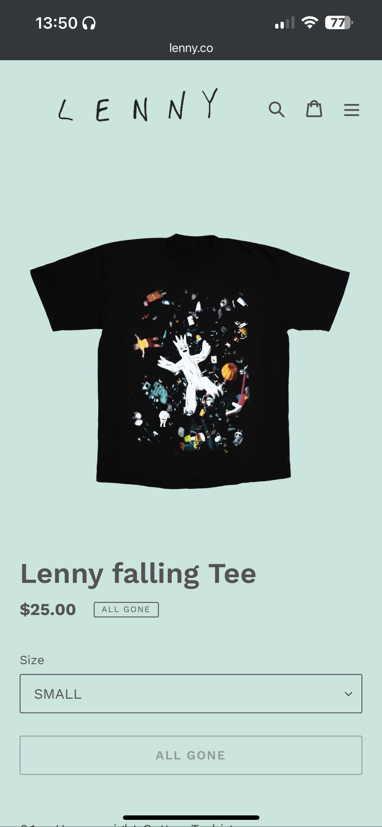 Lyrical Lemonade 'Lenny Falling' T-Shirt Size US XL / EU 56 / 4 - 3 Thumbnail