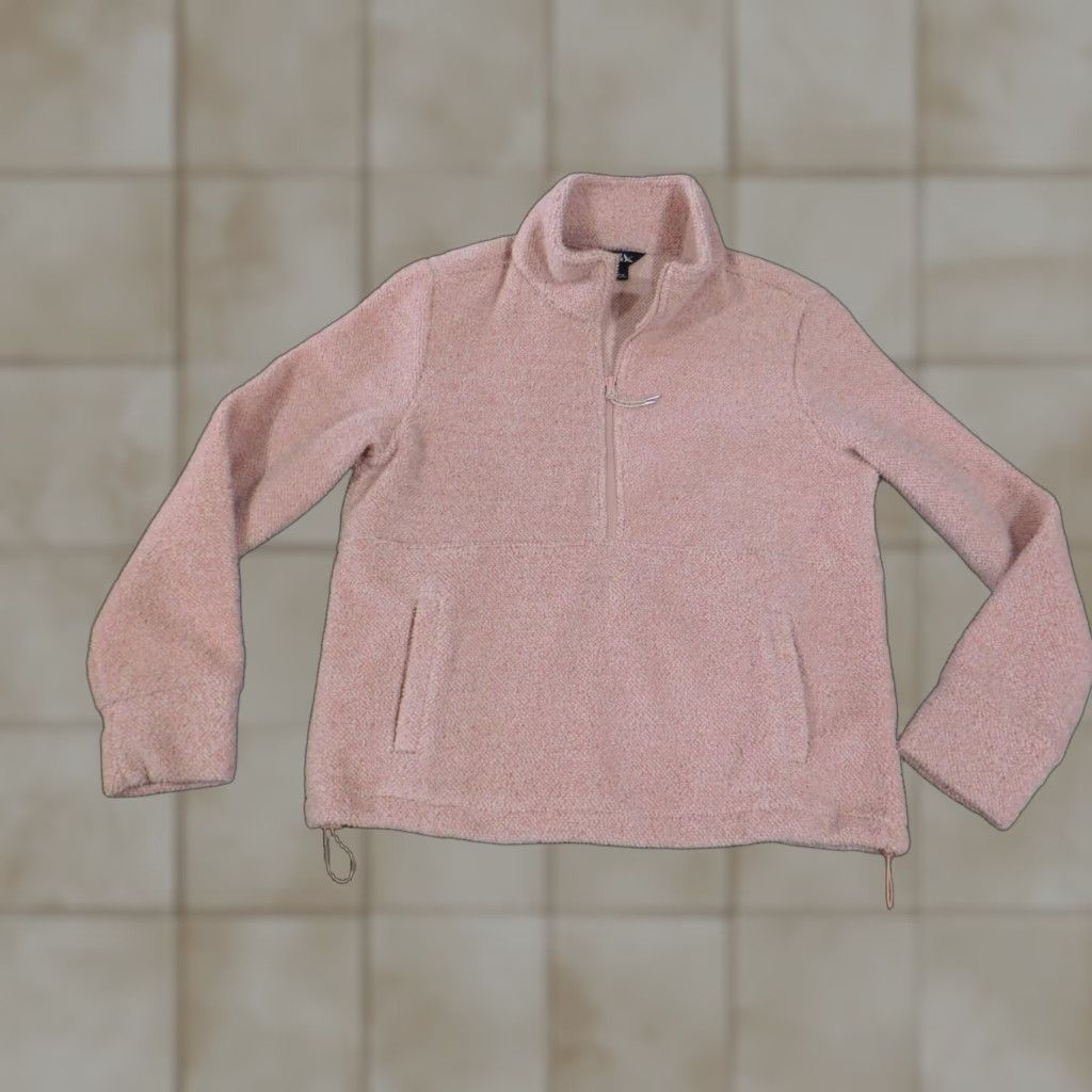 Eddie Bauer Eddie Bauer Sweater Womens Medium pink 1/4 zip pullover sherpa fleece heavy knit Size M / US 6-8 / IT 42-44 - 1 Thumbnail