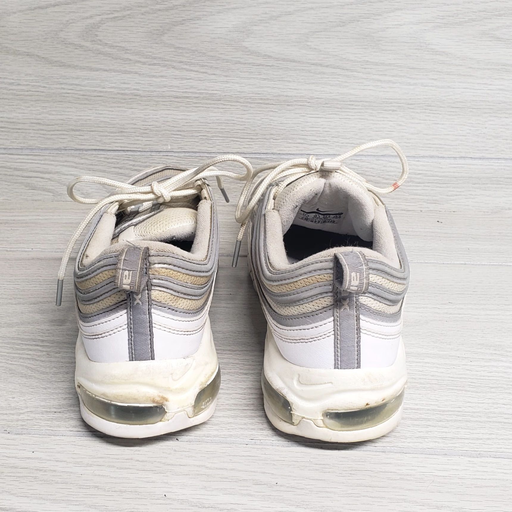 Nike Nike Air Max 97 Running Shoes Men's Size 11.5 White Reflective Silver Athletic Sneakers Size US 11.5 / EU 44-45 - 4 Thumbnail