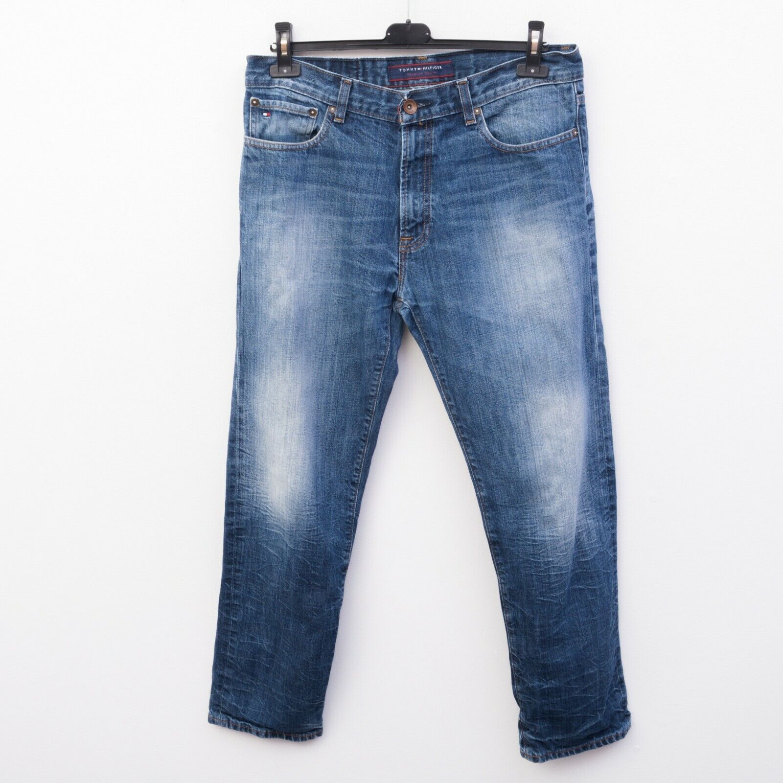 Tommy Hilfiger TOMMY HILFIGER DENIM W33 L30 Jeans Pants Custom Straight Reg Size US 33 - 1 Thumbnail