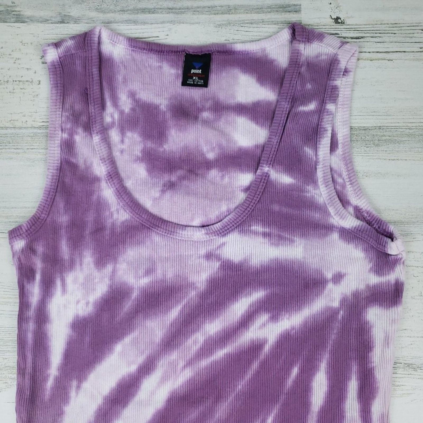 Other NWOT Point Sportswear Ribbed Tie Dye Streak Tank Top Small Size S / US 4 / IT 40 - 2 Thumbnail
