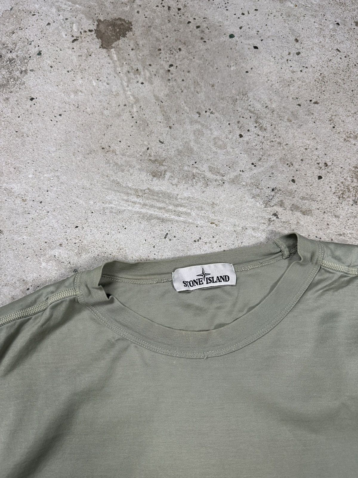 Stone Island Stone Island Olive Long Sleeve Tee Pocket Size US XL / EU 56 / 4 - 9 Thumbnail