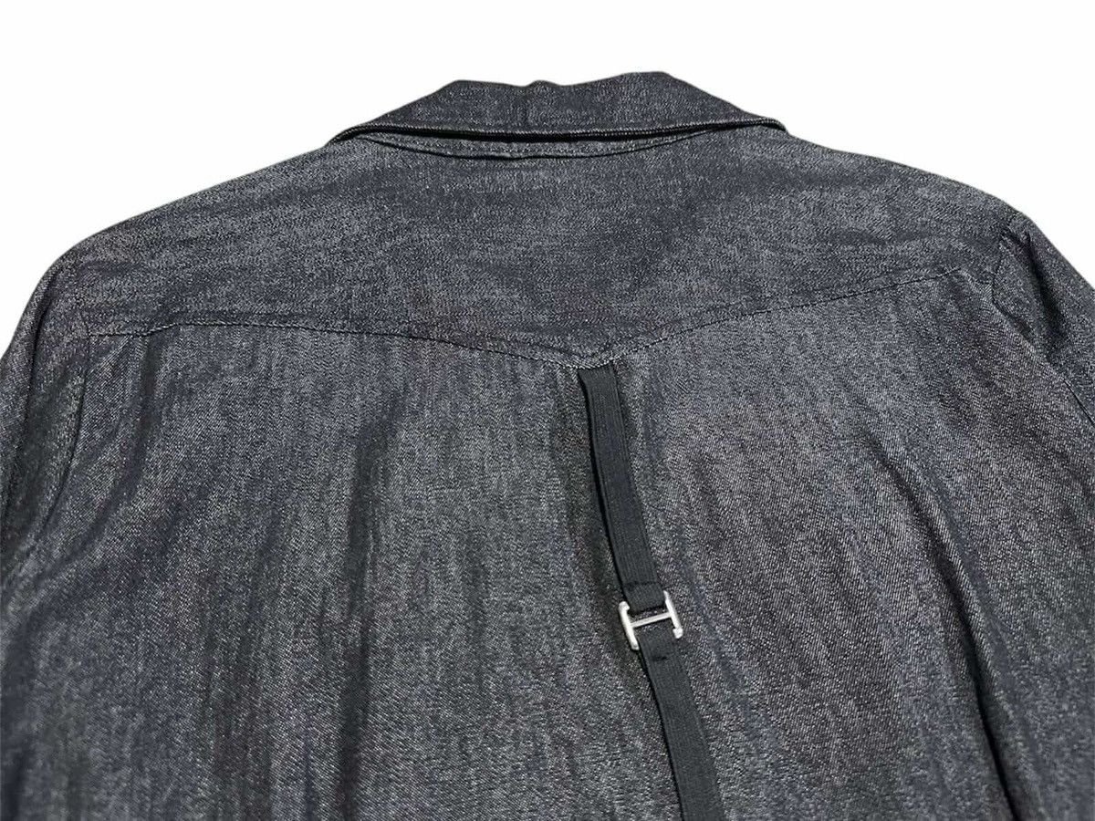 Attachment × If Six Was Nine × Japanese Brand 🔥Rare Y2K Attachment Black Denim 3/4 Suspender Bondage Shirt Size US L / EU 52-54 / 3 - 8 Thumbnail