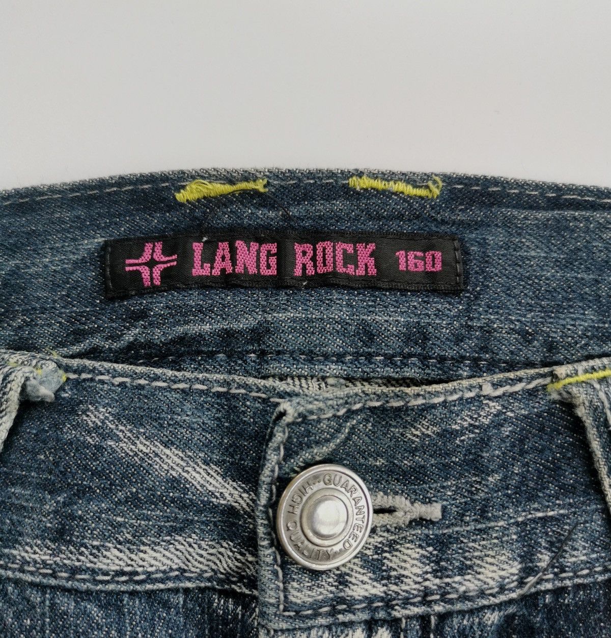Other Lang Rock Print Denim Jeans Size US 30 / EU 46 - 4 Thumbnail