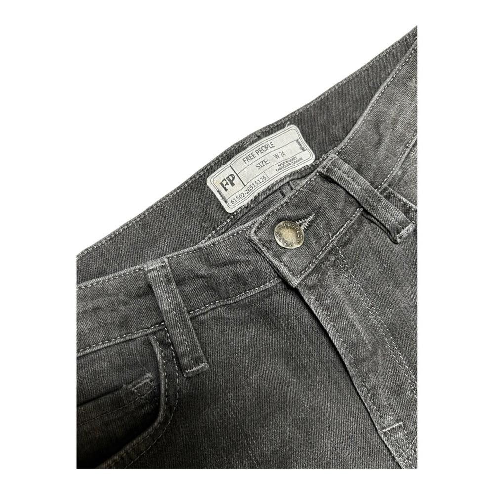 Free People Free People l Ankle Cropped Raw Hem Jeans Size 24 Size 24" / US 00 / IT 34 - 8 Thumbnail