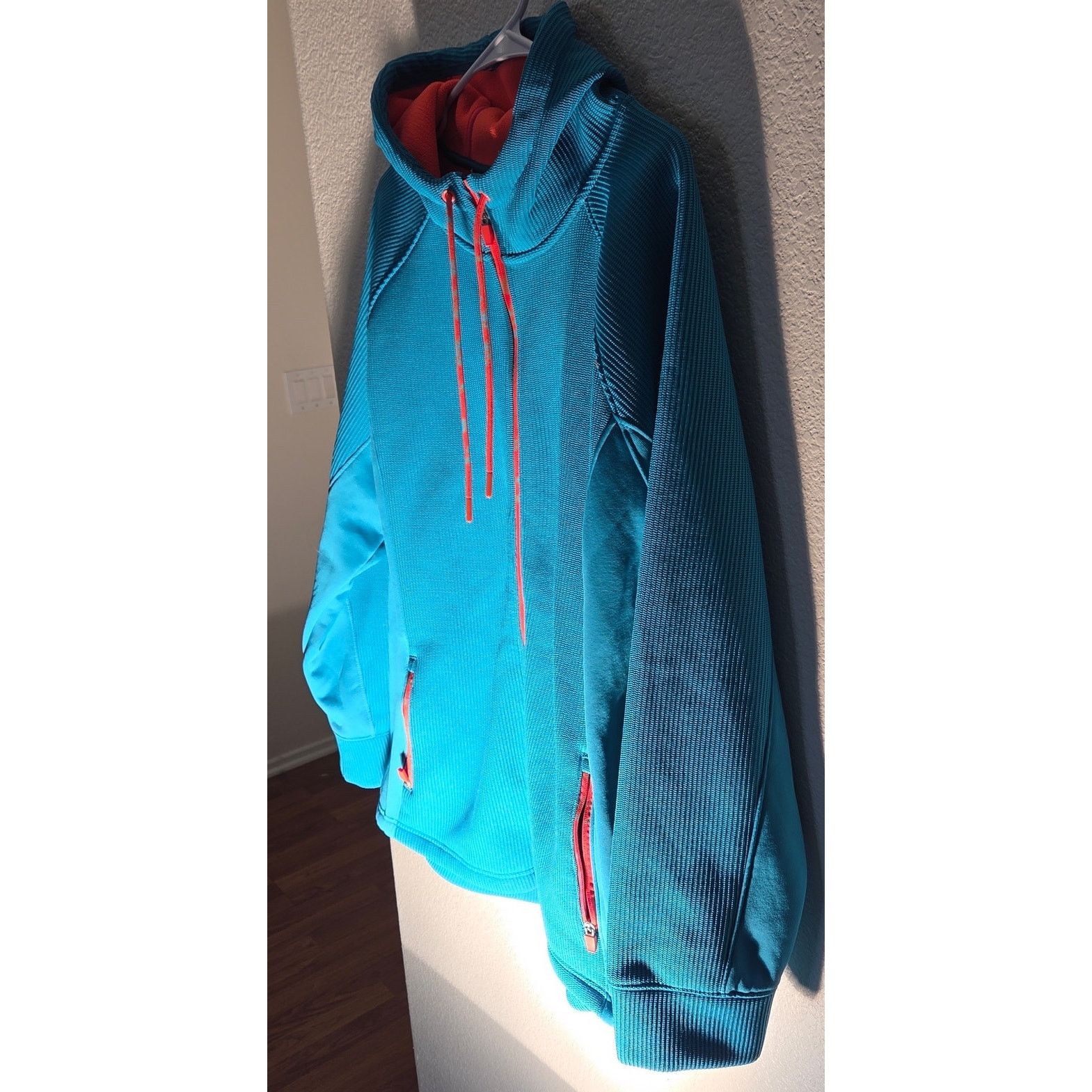Swissgear SWISS-TECH Women's Turquoise Waffle Knit Fleece Jacket 3X Size 3XL / US 20-22 - 3 Thumbnail