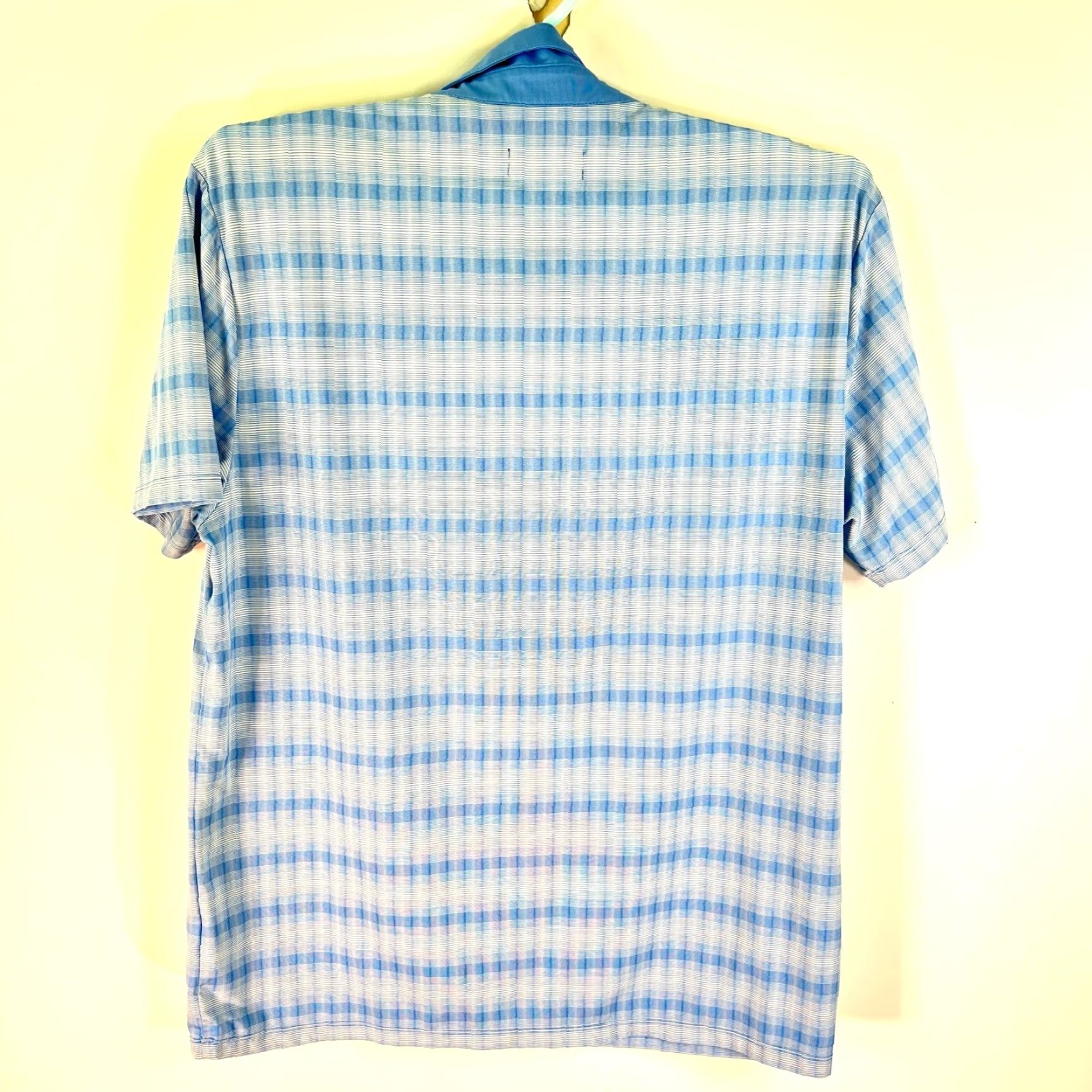 Vintage Quieti Striped Golf Polo Shirt Mens Size L Blue White Size US L / EU 52-54 / 3 - 7 Thumbnail