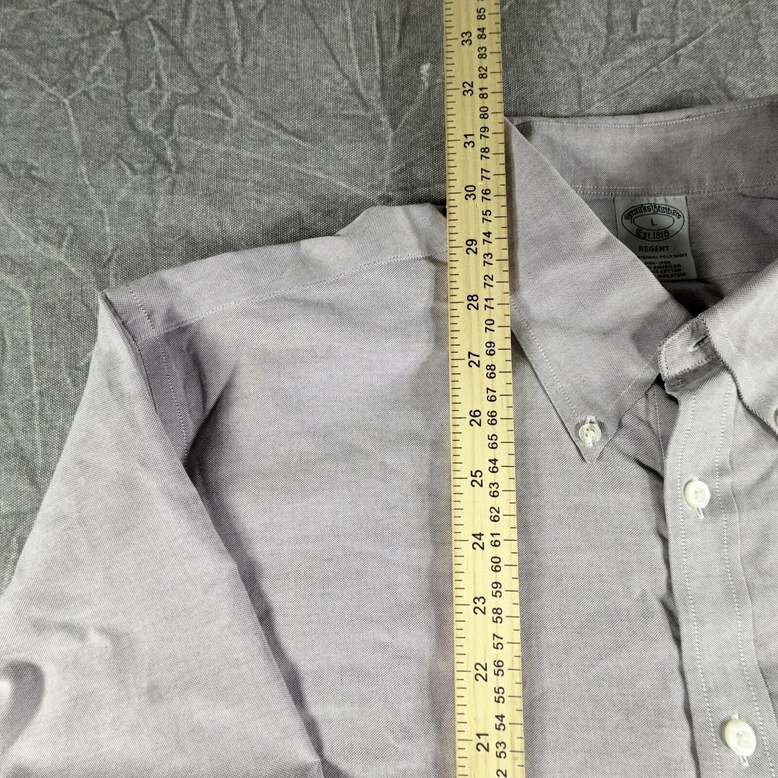 Brooks Brothers Brooks Brothers Shirt Men's L Purple Long Sleeve Button Down Size US L / EU 52-54 / 3 - 2 Thumbnail