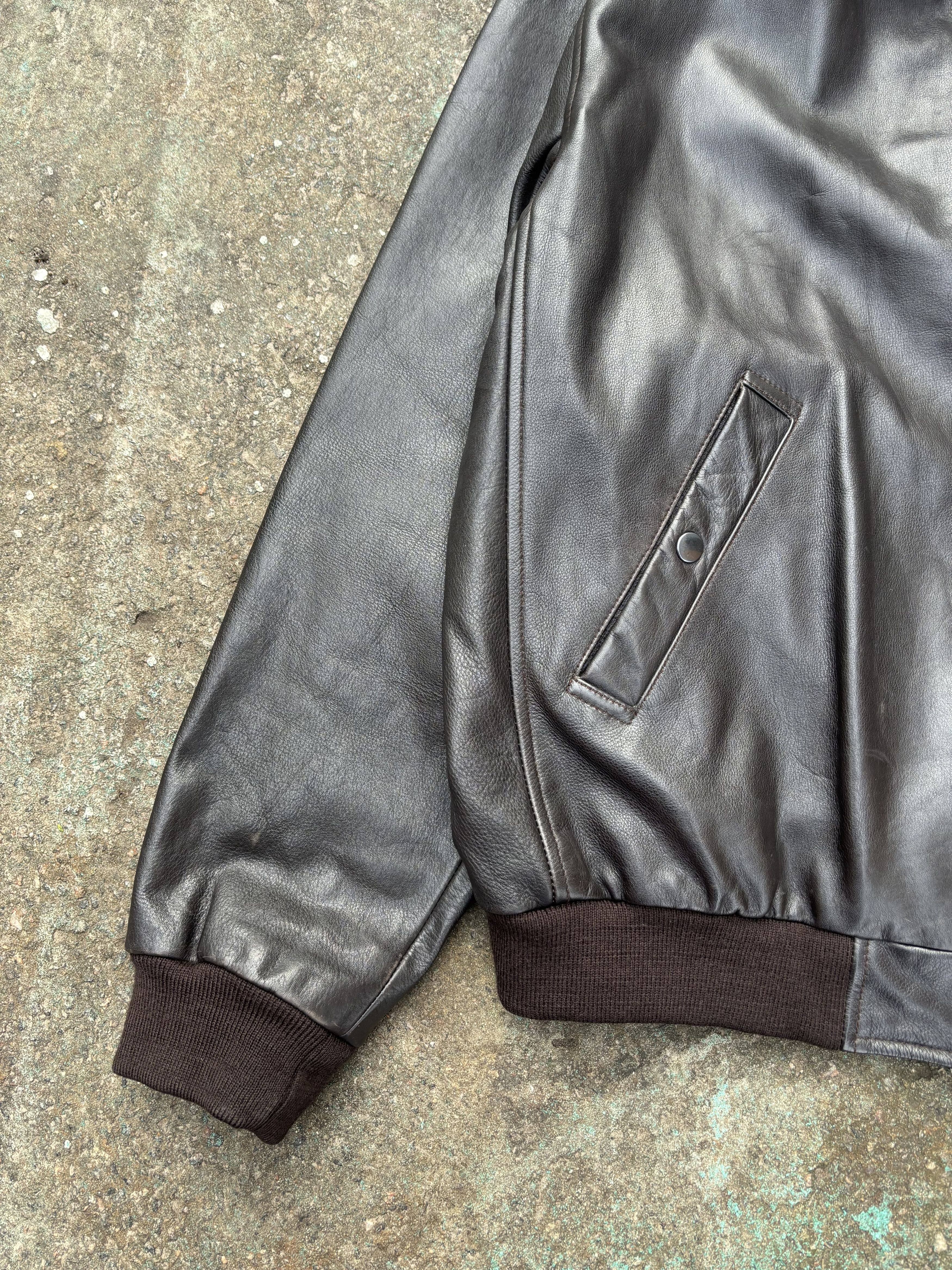 Genuine Leather Vintage Cowhide Leather A-2 Flight Jacket Size US L / EU 52-54 / 3 - 5 Thumbnail