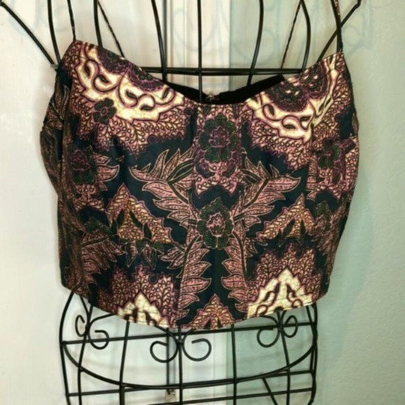 Isabel Marant Isabel Marant Embroidered Crop Top Copper size 8 Size M / US 6-8 / IT 42-44 - 3 Thumbnail