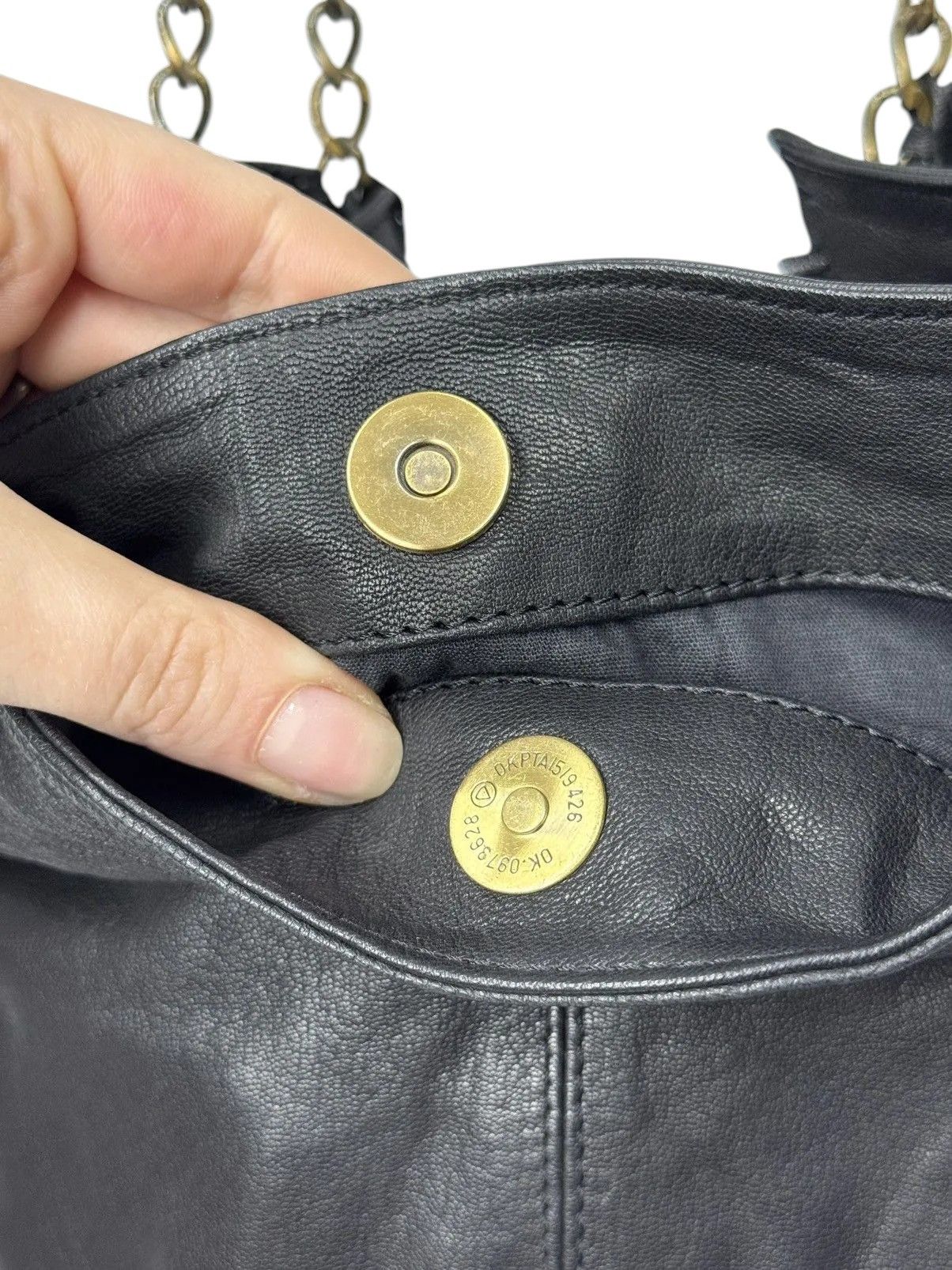 14th Addiction Leather Bag AS 98 style Vintage Metal Sling Bag Gothic GOA Size ONE SIZE - 10 Thumbnail