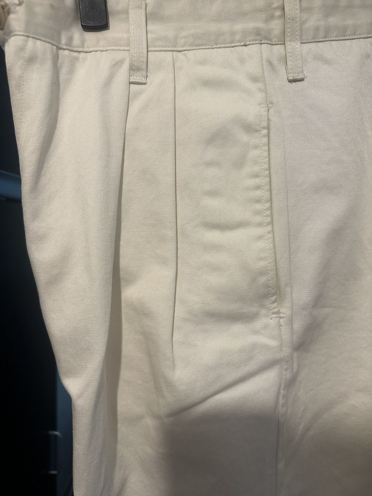 Edwin Edwin white cotton chino Size US 31 - 7 Thumbnail