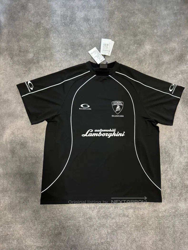 Balenciaga Lamborghini Joint Edition Jersey Short Sleeve