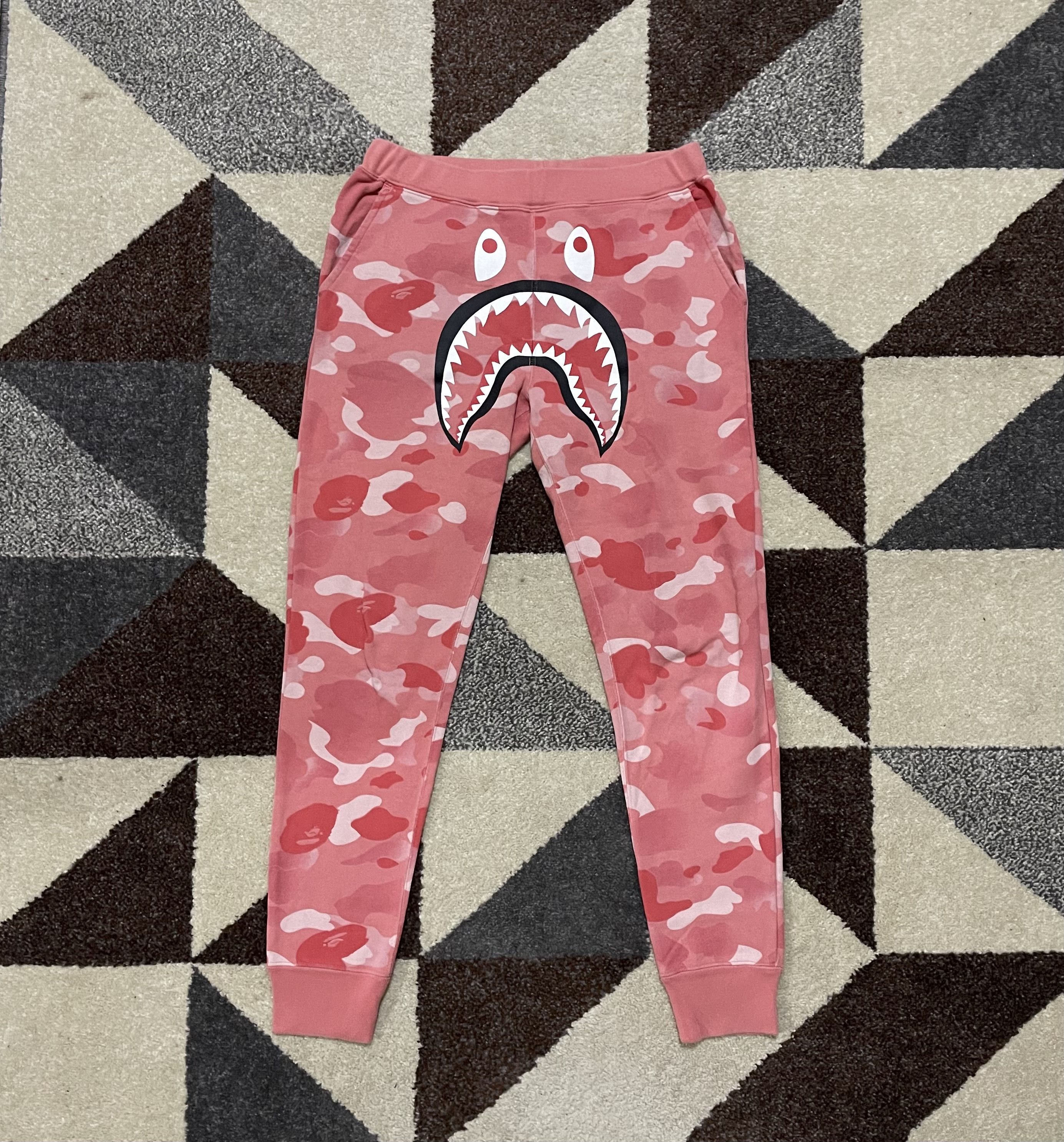 Bape Gradation Camo Shark Slim Sweat Pants