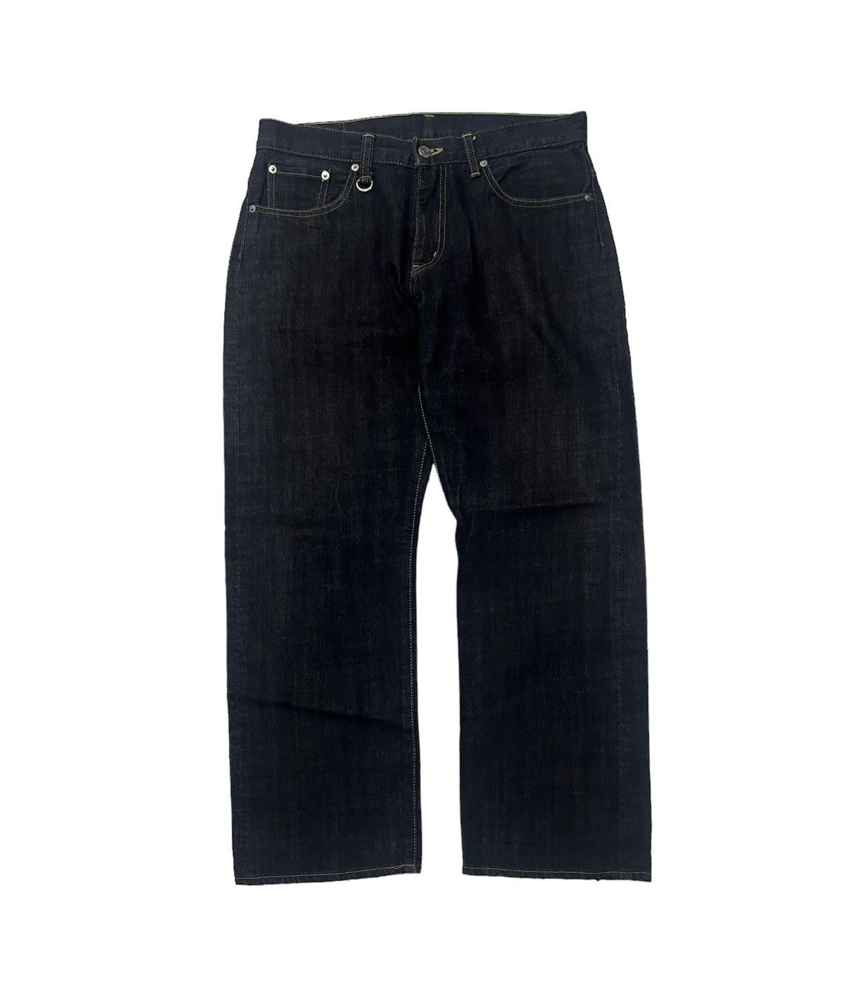 image of Sophnet Uniform Experiment Uniform Experiment Selvedge Denim in Black, Men's (Size 32)