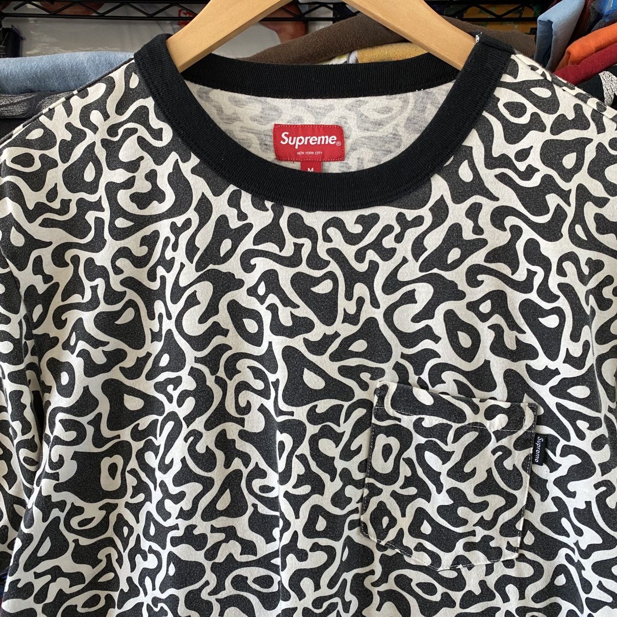 Supreme Supreme Pacific Camo Pocket T-Shirt White Black 2013 Size US M / EU 48-50 / 2 - 2 Thumbnail