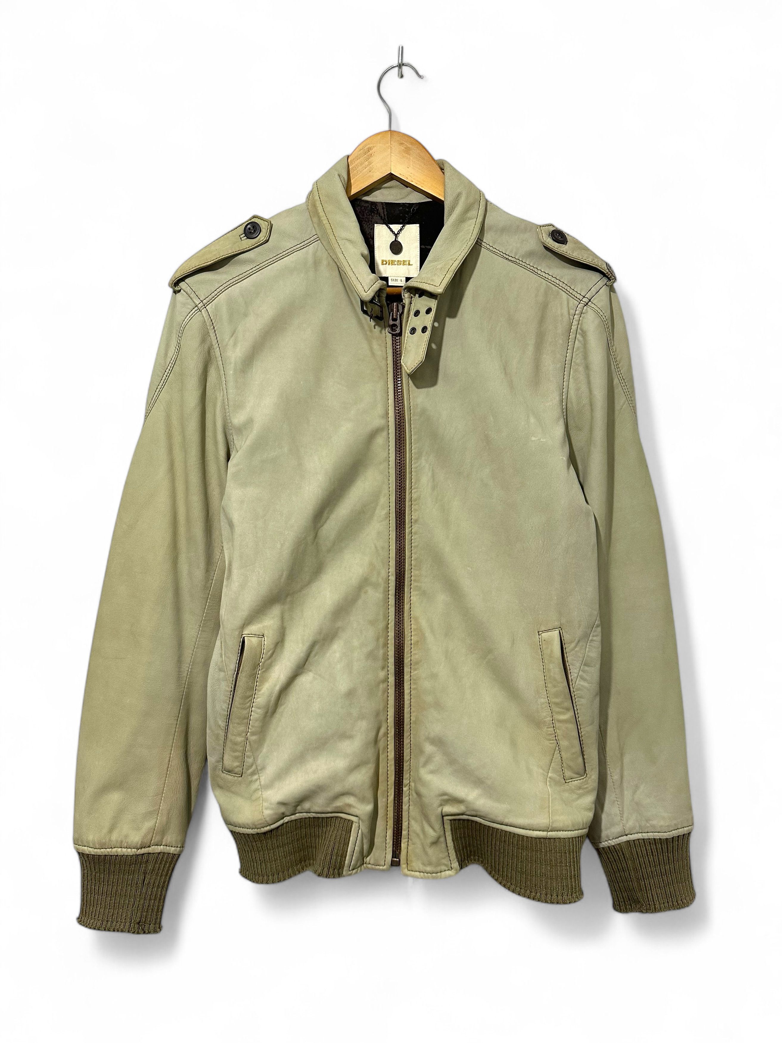 Diesel Diesel Vintage Leather Jacket Size US L / EU 52-54 / 3 - 1 Thumbnail