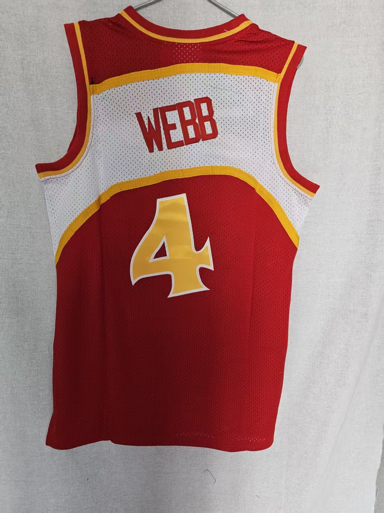 NBA Hawks #4 Spud Webb Jersey XL Size US XL / EU 56 / 4 - 2 Thumbnail
