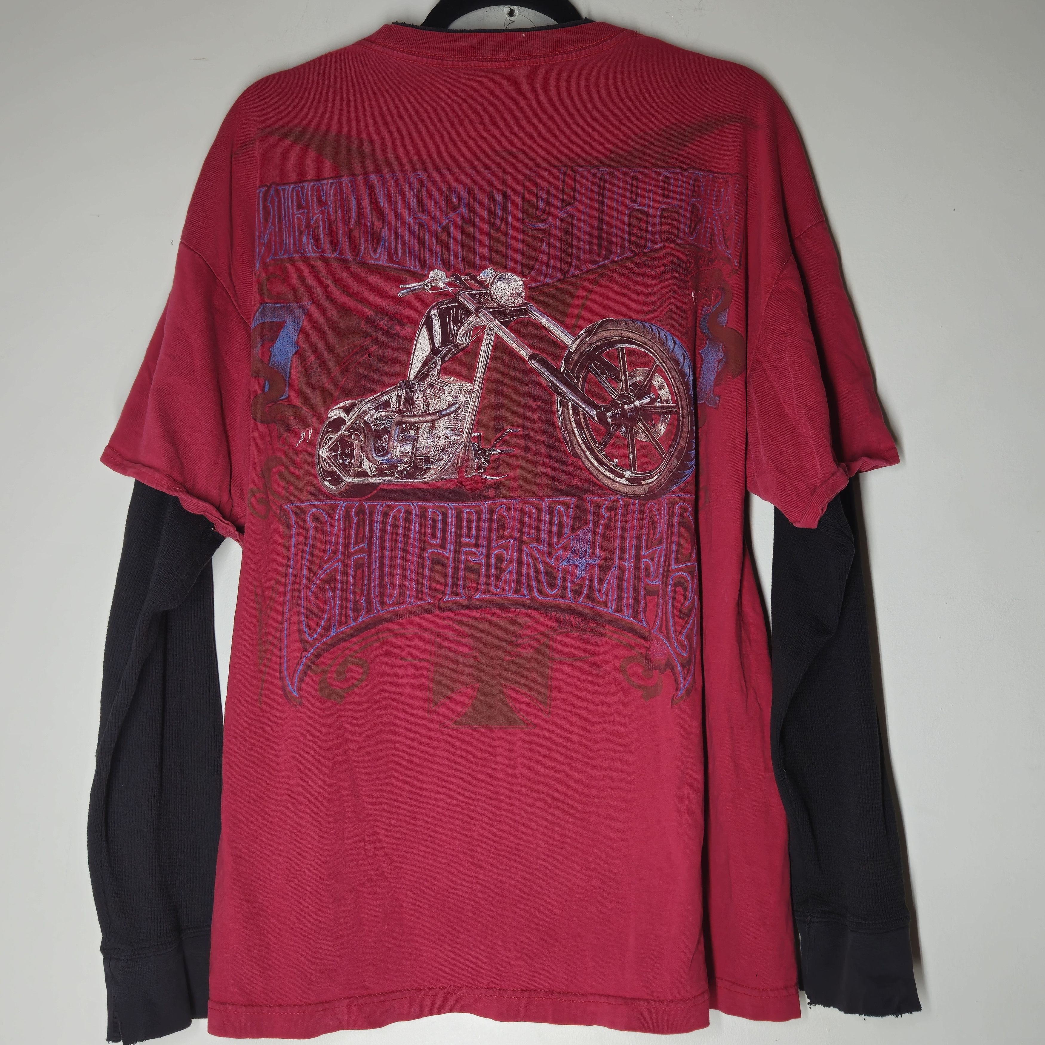 Other Vintage West Coast Choppers Double Sided Shirt Size XL Size US XL / EU 56 / 4 - 1 Thumbnail